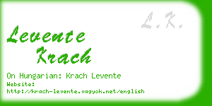 levente krach business card